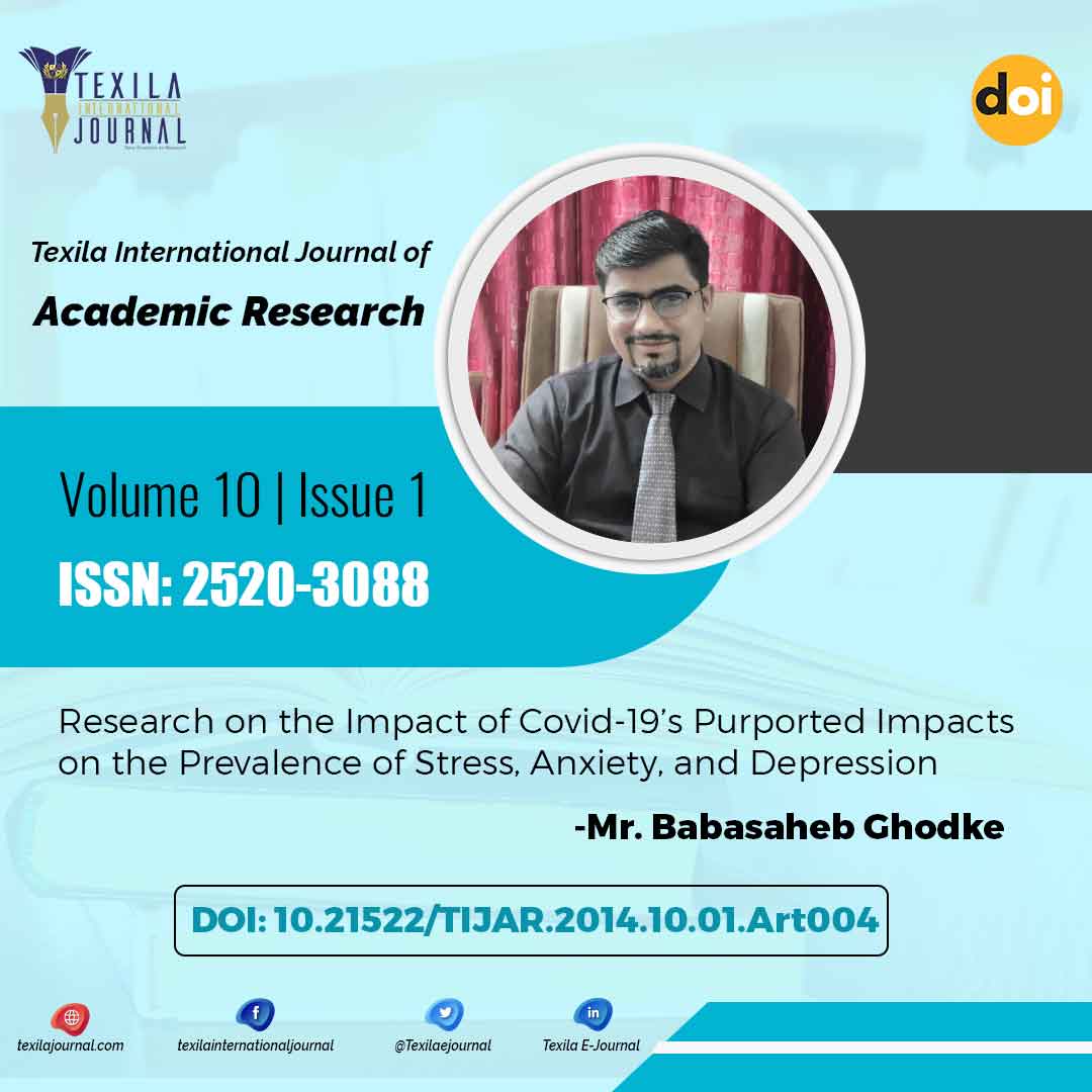 Texilaejournal's tweet photo. A strong willingness can overcome mental illness! Heartfelt congratulations to Mr. Babasaheb Ghodke and the co-authors for your achievement in Publication.
Read the full article to know more.
https://t.co/iNchSDwB8N
#Texila #Article #TexilaeJournal https://t.co/upbL45wqLp