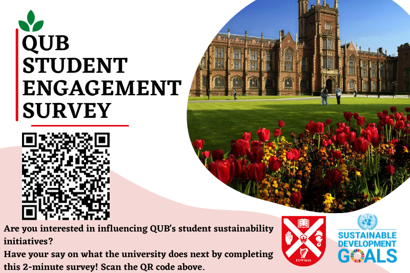greenatqueens's tweet photo. Calling all Students! π’
Are you interested in Sustainability and want to be more involved? Take 2 minutes to fill out this survey and have your say on future student programmes!
https://t.co/FSXgWTyHcJ
#QUBSustainability #studentprogrammes #studentinitiatives https://t.co/5bjyQ1pyNe