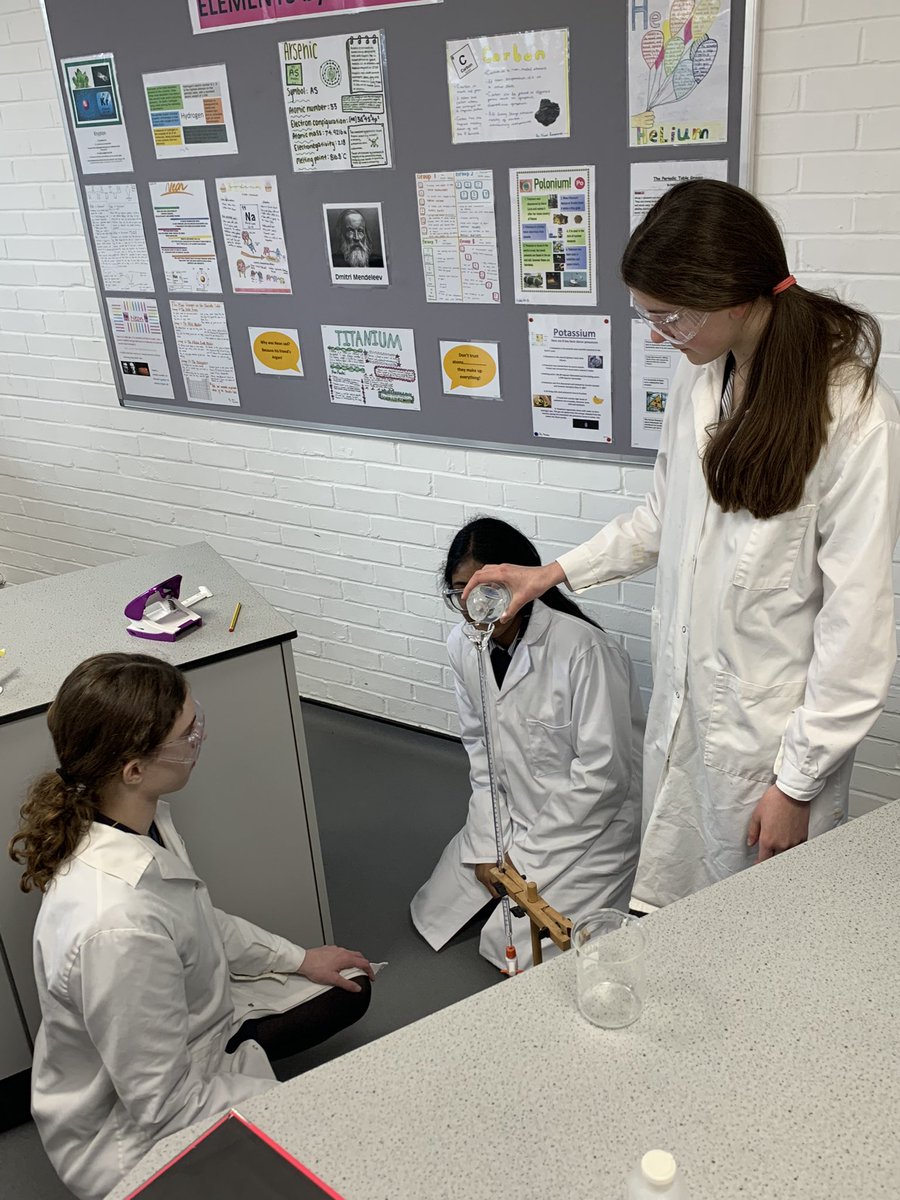 STAHSChemistry's tweet photo. First titrations for Y10 Chemists @STAHS Brilliant techniques and results. #chemistryisfun https://t.co/orNkBqeVLl