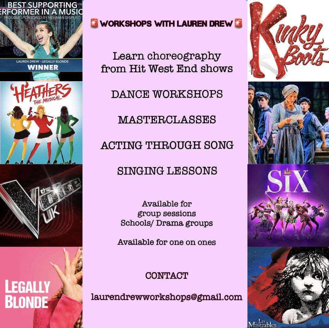 LaurenDrew2's tweet photo. Aaaaannd I’m back! Please contact laurendrewworkshops@gmail.com
Can’t wait to see you all ❤️ https://t.co/ePSYrjCISm