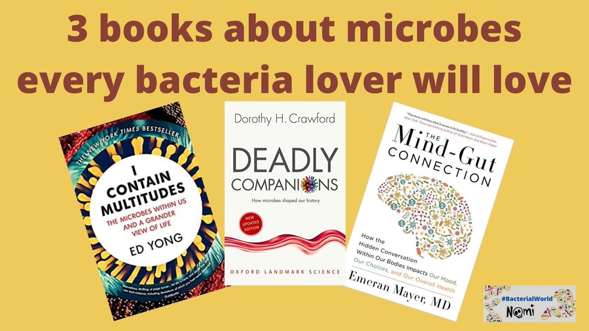 Do you want to learn more about bacteria with a new book? Do you need a gift for your friends so they can learn more about microbes? Check out these 3 books about microbes every #bacteria lover should read #BacterialWorld sarahs-world.blog/books-about-mi…