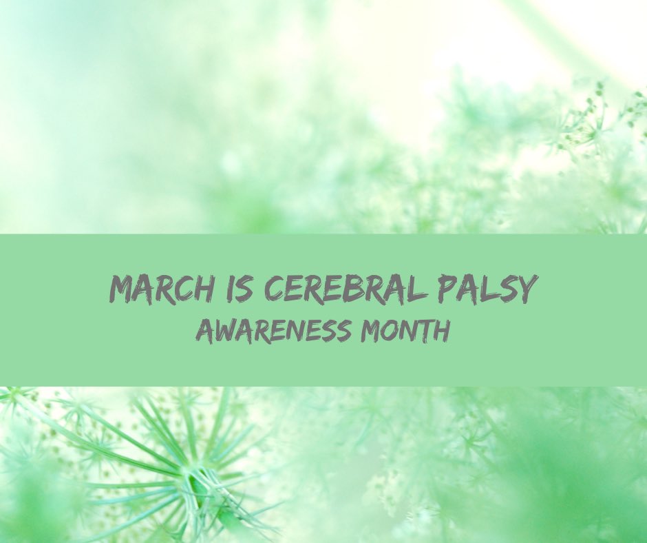 BeattieBriony's tweet photo. March is Cerebral Palsy Awareness Month.
Please show your support by spreading the word to help raise awareness for #CP ๐
Thank you.
#CerebralPalsyAwareness #DisabilityTwitter #GoGreen4CP #CPMatters https://t.co/6ZaDfCn6Pl