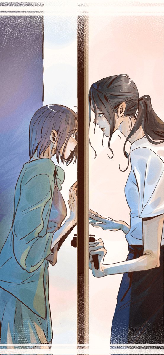 YoomSoosun's tweet photo. I'm currently reading My Dear Lass by Tracy Hu
The art is so so good!!!! And the story? My heart can't get enough of it. The feeling of longing for someone but you're afraid to let your own feelings come out ahhhhhh ～⁠(⁠つ⁠ˆ⁠Д⁠ˆ⁠)⁠つ⁠｡⁠☆
I just love it 😍
#glrecomm https://t.co/1AkJTU5igG
