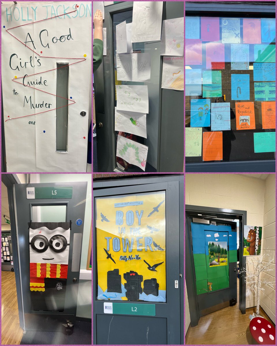 #WorldBookDay2023 📚. Our doors have turned into books!!! @Priorycsa @_TPLT_