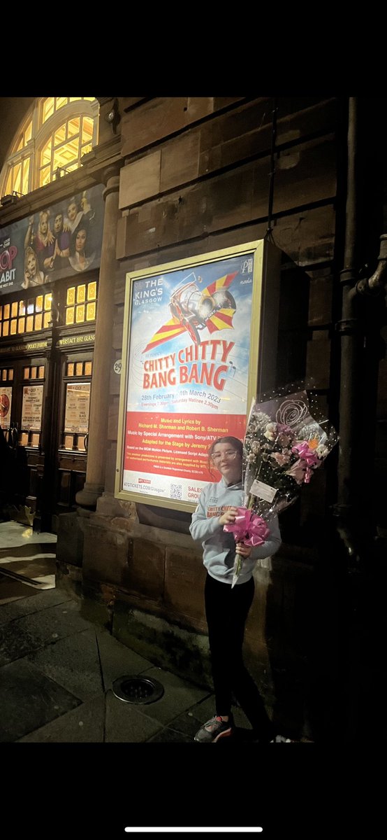 ColSki87's tweet photo. My girl treading the boards last night for the opening  night of this wonderful production and making us very proud  @HolyFamily_PS https://t.co/COMoCbQNRg