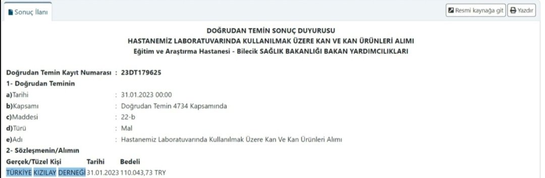solcugazete's tweet photo. Çadır satma olayıyla gündemden düşmeyen Kızılay, devlet hastanelerine kan satıyor. Devlet hastanelerinin, Kamu İhale Kanunu’nda doğrudan temin yoluyla ihaleye çıkarak Kızılay’dan kan satın aldığı belgelendi. https://t.co/aYqxi7EHv2