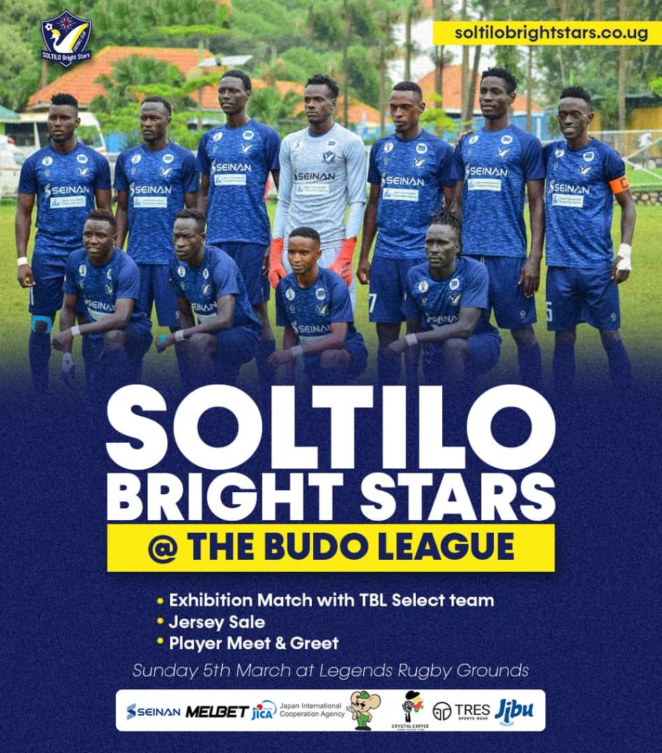 Happy new month from
@BrightStarsFC 
@soltilo_uganda 

We are looking forward to meeting you all @joker_budou this weekend 😊
As well as
@BlacksPowerFC
#kiyindaboys
@UPDFfc

#青南商事 #ヨシノ自動車 #Melbet #JICA #TRES #クリスタルコーヒー