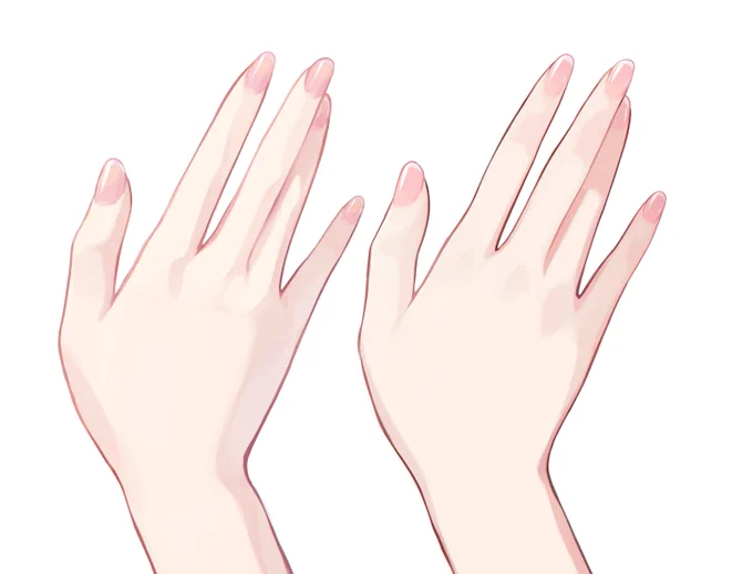 手の素材作りたくて良い塗り方探してる 