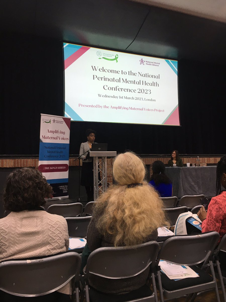 Delighted to be here for #AmplifyingMaternalVoices and to hold in my hands for the first time the printed summary report of the transport research! Huge thanks to <a href="/mentalhealth/">Mental Health Foundation</a> for making it happen.