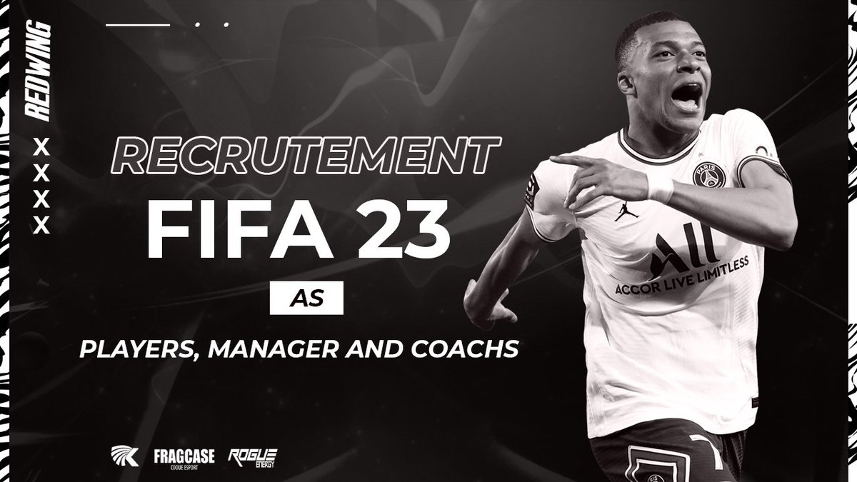 eSports_RedWinG's tweet photo. Aujourd'hui c'est l'heure de vous annoncez que nous recrutons toujours sur notre pôle #FIFA23.

Nous recherchons : 

📌 Joueurs FUT Next GEN
📌 Club Pro Next GEN 
📌 Manager &amp; Coach 

Pour plus d'information, veuillez-nous contacter par message privé.

⚫️#BeRedWinG⚪️ https://t.co/mayfvHu8HU