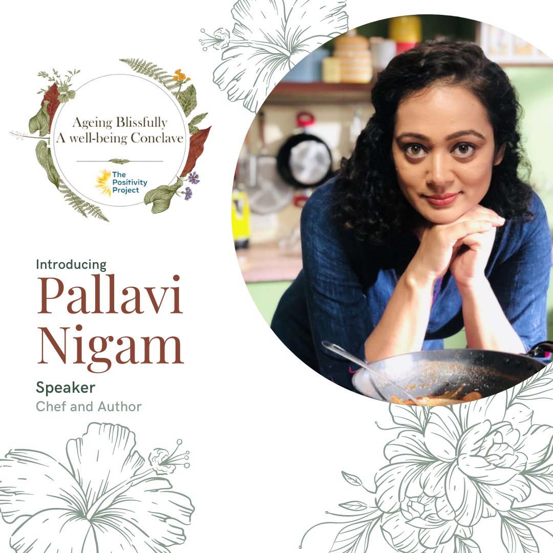 Whisking words and flavors with equal finesse, Chef and Author <a href="/ChefPallavi/">Pallavi Nigam Sahay</a>
Meet her and other trailblazers only at “THE AGEING BLISSFULLY" Well-being Conclave on March 4&amp; 5, 2023, at the National Crafts Museum and Hastkala Academy in Delhi. Register ↓
thepositivityprojectfoundation.com