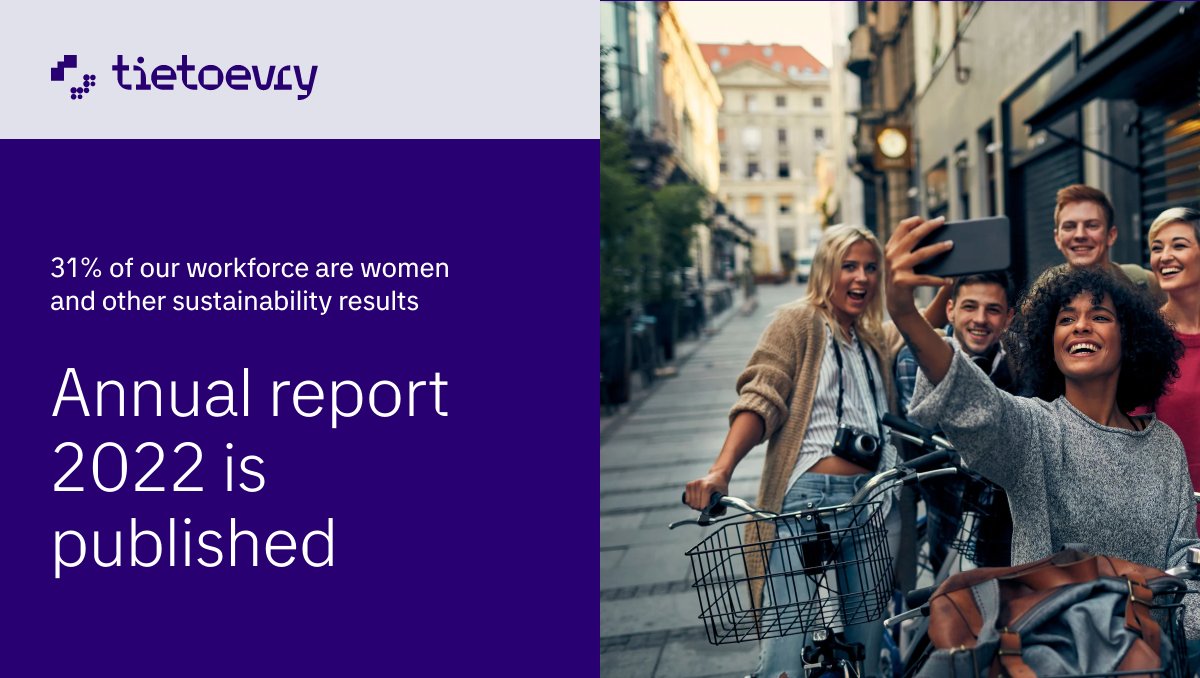 Just out! Our annual report is published today - progressing towards gender balance and environmental ambitions. Read more in the release: <a href="https://t.co/g280FSeCHv" target="_blank">bddy.me/41rV8rk</a> <a href="https://twitter.com/hashtag/sustainability?src=hash" target="_blank">#sustainability</a> <a href="https://twitter.com/hashtag/diversity?src=hash" target="_blank">#diversity</a> https://t.co/XkqZUPczCD