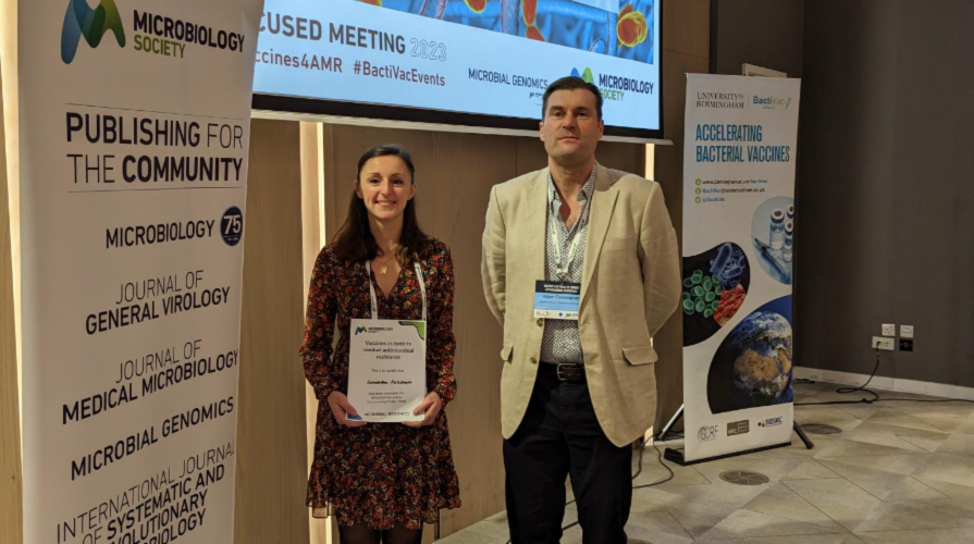 Congratulations to @SamPalethorpe, one of the Microbial Genomics Outstanding Poster Prize winners at #Vaccines4AMR. Discover the journal: microb.io/3SANhDT
#MGen #BactiVacEvents