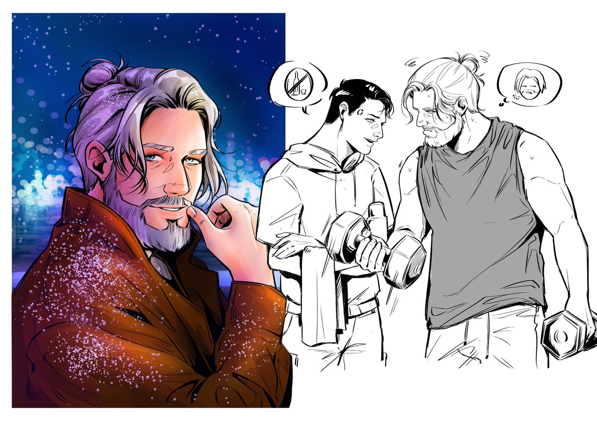 The day Connor set Hank up to be healthy 💪
#hankcon #DetroitBecomeHuman
