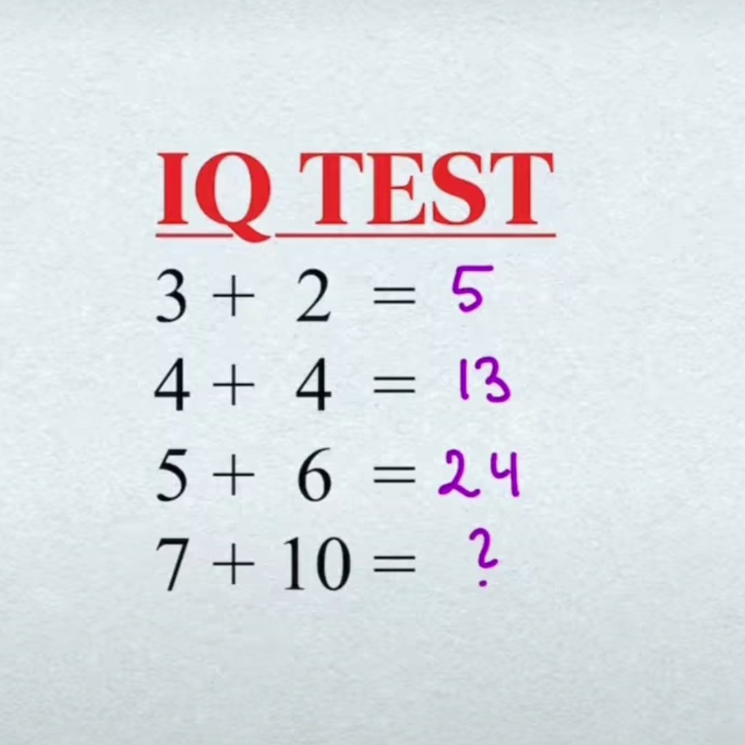 IQ Test. Let's go!
