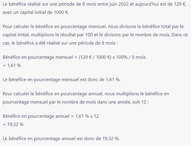 Cryps0u's tweet photo. Voilà un petit récap avec #ChatGPT 20% annuel sur une année aussi compliqué ma fois je dis pas non... surtout en version free (2 robot max)(juste 100$ a déposer pour les fee). une petite remonté pour ce mettre bien #autotrade #crypto #benefice https://t.co/Jo3BArXUiV
