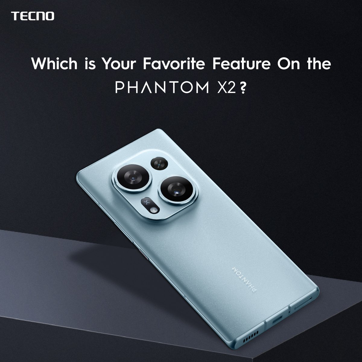 TECNOMobile254's tweet photo. 📱 Calling all phone lovers! 📱 We want to know: what's your absolute favorite mobile phone feature? Is it the camera? The battery life? The customizable home screen? Let us know in the comments below! 👇

 #PhoneFeatures #TechTalk #MobileLove #PhantomX2Series #PhantomX2inKe https://t.co/9mQLV6gdrj