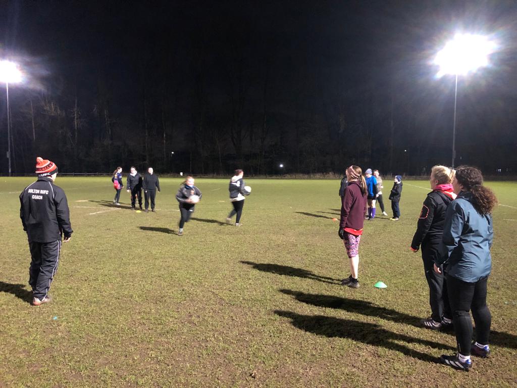 BoltonRUFC's tweet image. Our womens rugby sessions are Mondays 7pm at the club
We welcome all ages, fitness levels &amp;amp; abilities and no previous experience is necessary
Our fun sessions are a great introduction to rugby if you fancy giving it a try
For info email womensrugby@boltonrugby.co.uk
#womensrugby