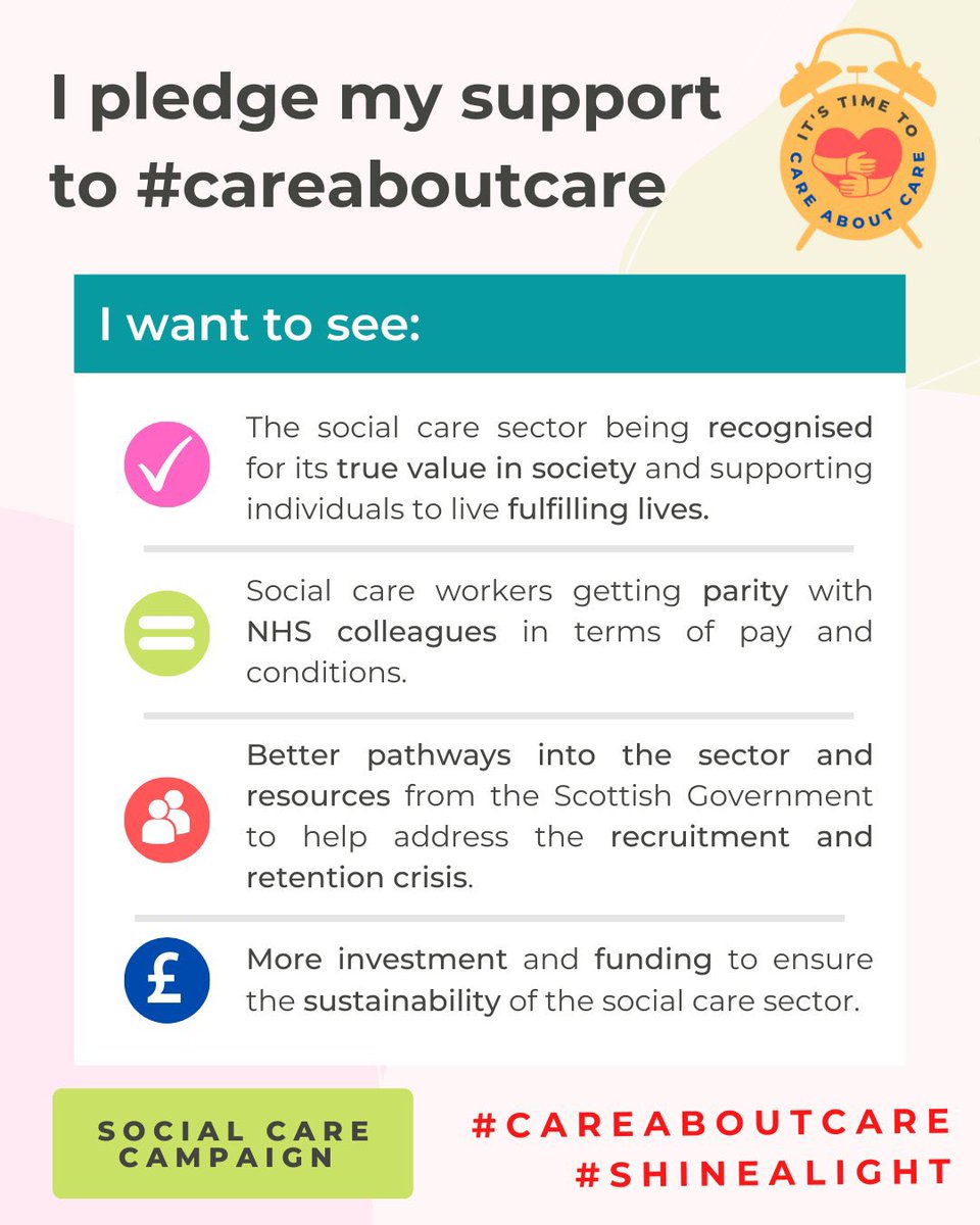 AlyMcKechnie's tweet photo. @BBCr4today @bbcnickrobinson Too often Care Homes were abandoned during the pandemic! It’s time for people to #careaboutcare #shinealight on those who worked tirelessly to protect those in care homes! We were let down but let’s not continue - let’s #careaboutcare &amp; demonstrate our support for social care! 💡 https://t.co/YJhul0eht6
