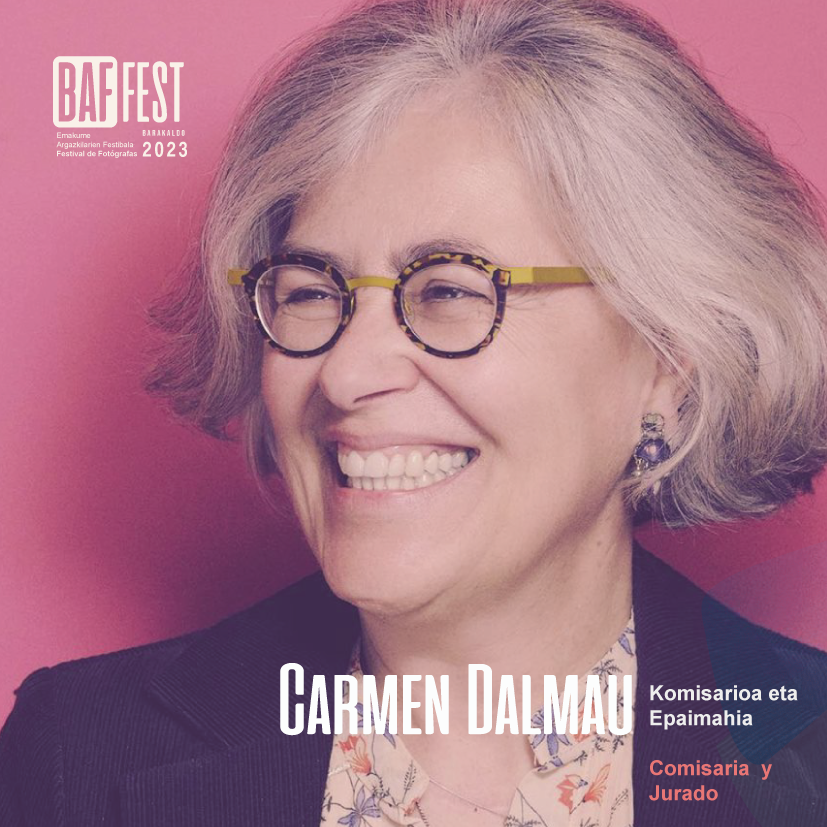 💫 CARMEN DALMAU será la responsable del jurado del Certamen de #Fotógrafas #BAFFEST23 y también realizará tareas de comisariado en la nueva edición del #festival. 
Es un gustazo contar de nuevo con Carmen en el equipo. Estamos super contentas 😍