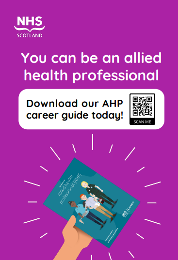 NESnmahp's tweet photo. Can you help to promote careers in Allied Health? Check out the suite of careers @NHSScotCareers and get involved #Inspire #Attract #AHPsInScotland #AHPCareers https://t.co/AOIwjzGZHa
