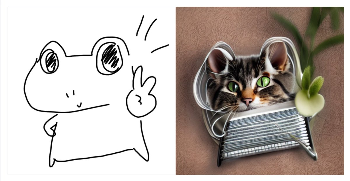 yumikeroStudio's tweet photo. これがAIアートですか！
https://t.co/oA5Pgiv3GF

#ScribbleDiffusion #ゆみけろ https://t.co/jyJWTaMDDb