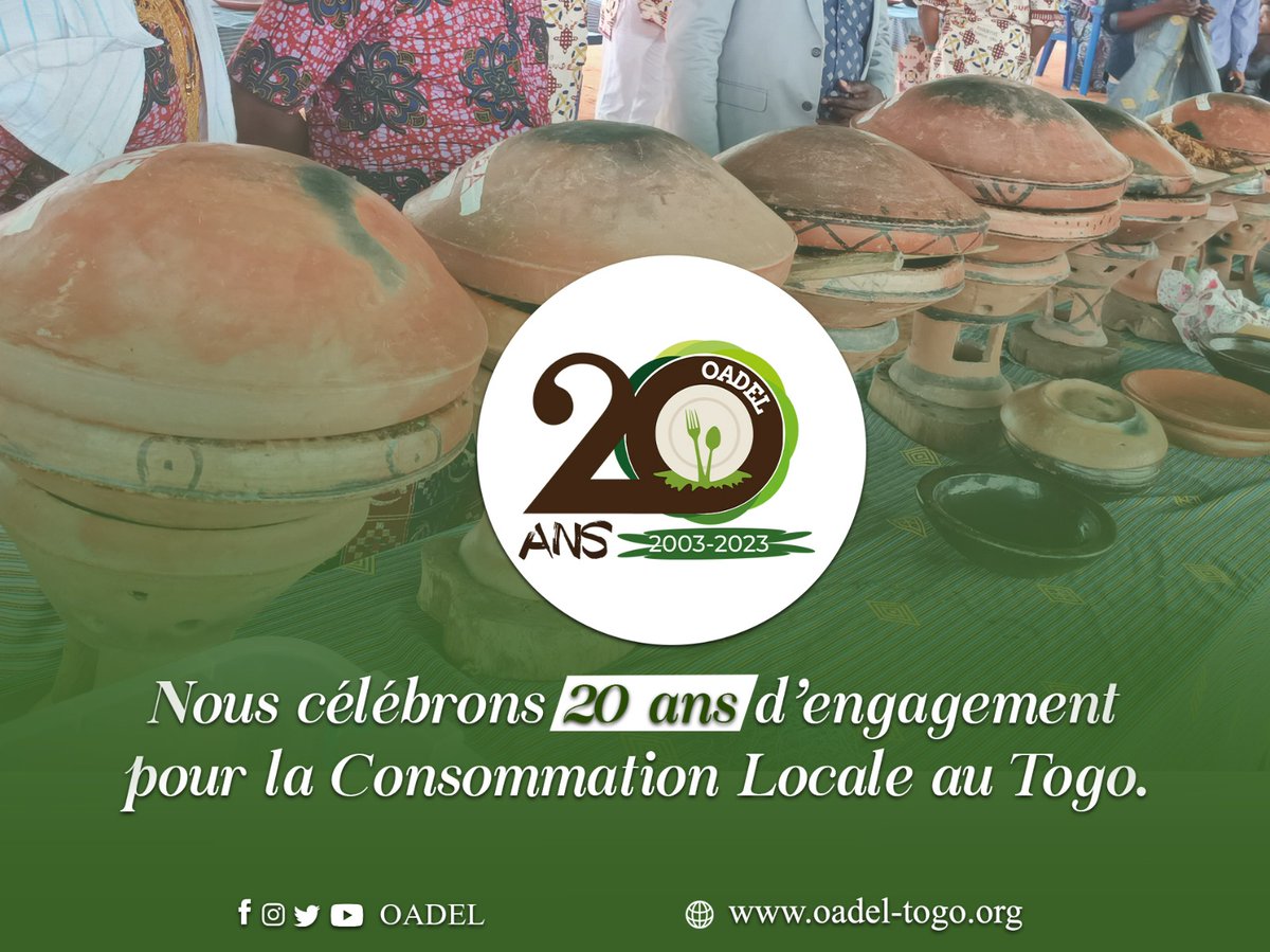 OADEL16's tweet photo. #OADEL a 20ans .. 20 ans d'engagement pour la consommation locale.
#TgTwittos #consommerlocal https://t.co/iZMnPKf4uu