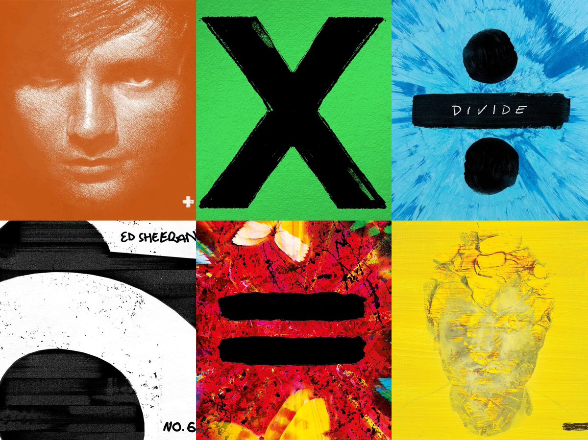 Pop Tingz on Twitter "What is your favorite Ed Sheeran album cover?"