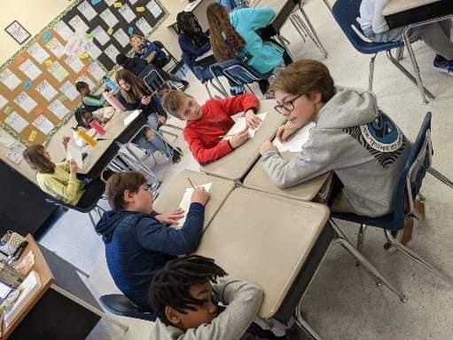 On Monday, Ms. Gayle Danley, a slam poet, began working with our 6th Grade ELA classes.  We are thankful to the Community Foundation of the Eastern Shore for funding this amazing opportunity.  #3RsBIS #artsintegration