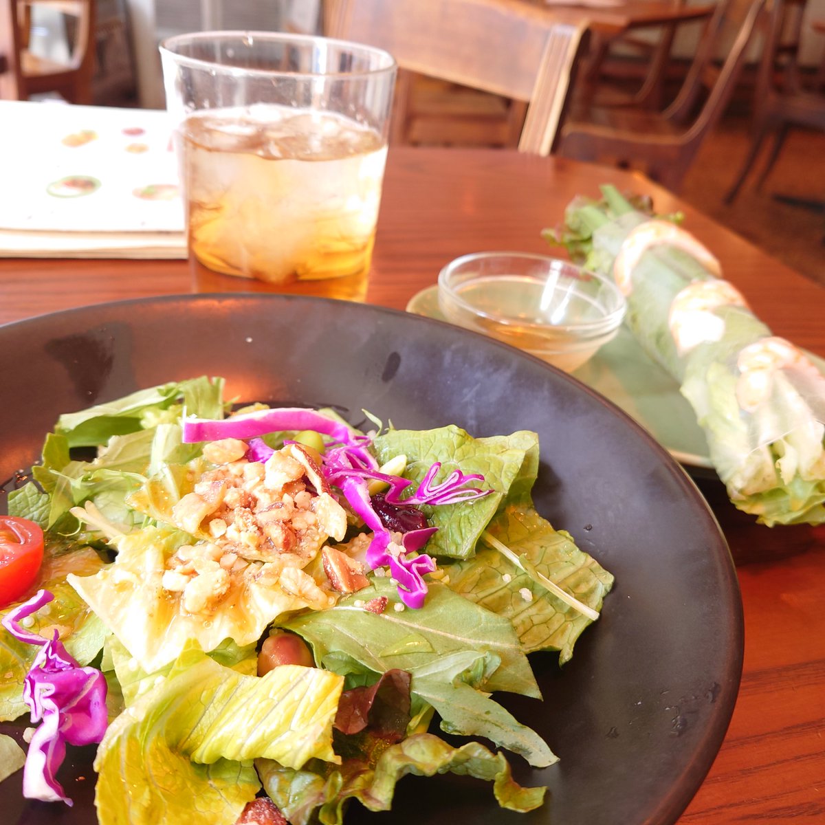 trip_de_refresh's tweet photo. 久々のモンスーンカフェでランチ✨

#モンスーンカフェ https://t.co/r7pgD6JEnP
