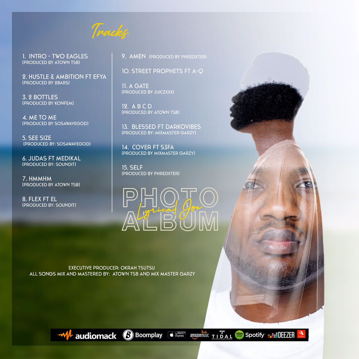 morgan_sarkcess's tweet photo. Are you ready for @_Lyricaljoe πͺπ
This great Album will change things in the Industry
Crazy tracklist for Lyrical Joe #PhotoAlbum π₯π₯π₯π₯
#PhotoAlbumTracklist https://t.co/TbtqUxxPQV