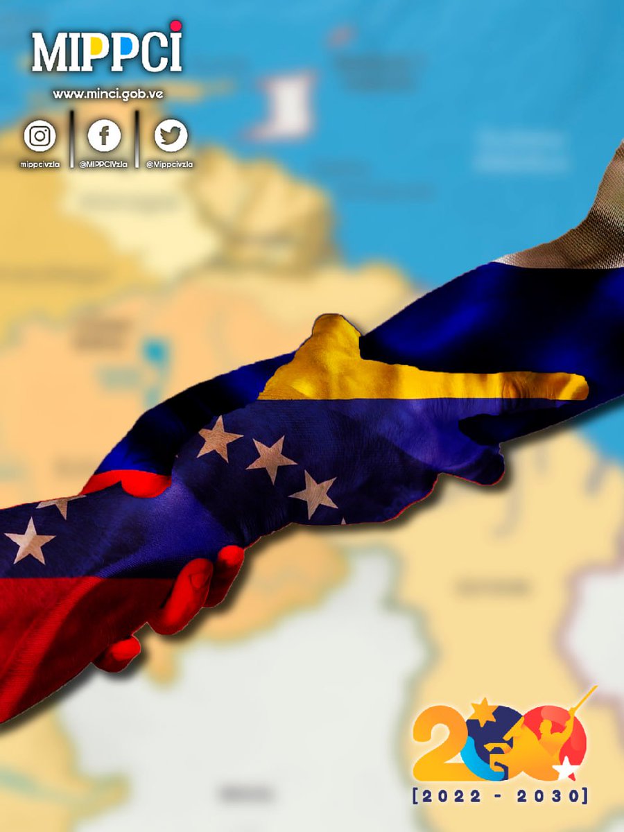 #1Mar| 🇻🇪 📢 ¡ETIQUETA DEL DÍA! ▶️

#UniónFuerzaYCooperación

Juntos consolidarnos el mundo multicéntrico. ¡Nuestro destino es la victoria!
