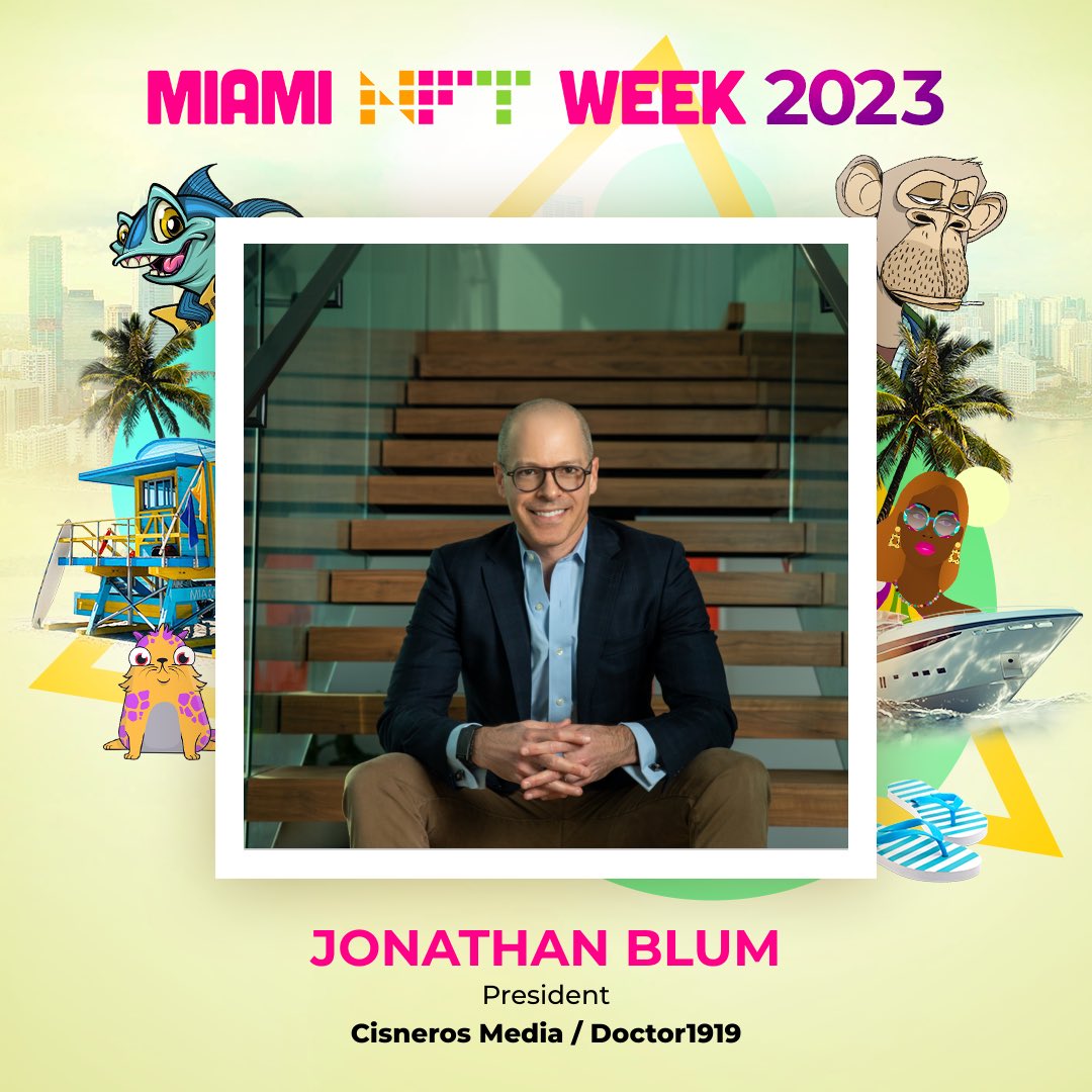 Será un placer hablar de nuestra colección <a href="/Doctor1919NFT/">Doctor1919NFT</a> durante <a href="/MiamiNFTweek/">#MiamiNFTWeek</a> 2023