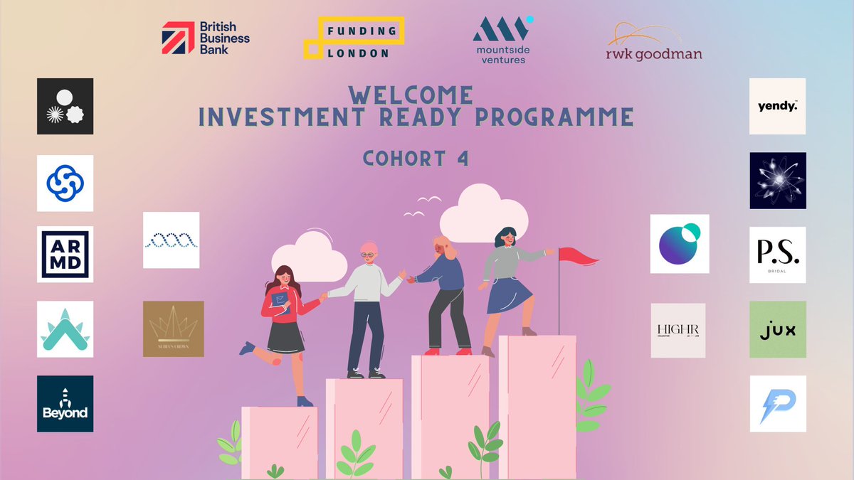 We're very excited to launch our 4th Investment Ready Programme and welcome some fantastic #founders joining us! We're hosted in the lovely offices of <a href="/RWKGoodman/">RWK Goodman</a>, and this programme is in partnership with the <a href="/BritishBBank/">British Business Bank</a> and <a href="/Mountside_V/">Mountside Ventures</a>
