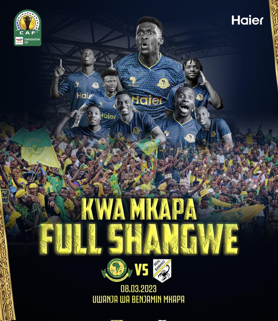 KateNduta_'s tweet image. 𝗞𝗪𝗔 𝗠𝗞𝗔𝗣𝗔 𝗙𝗨𝗟𝗟 𝗦𝗛𝗔𝗡𝗚𝗪𝗘😋🙌

Wananchi on the coming wednesday at the Benjamin Mkapa Stadium we will cook Real Bamako like beans! Don't dare to miss it!

They will sweat, suffer and feel like being in hell😂😂

Retweet until it reaches them

THE CLUB ABOVE ALL🔰