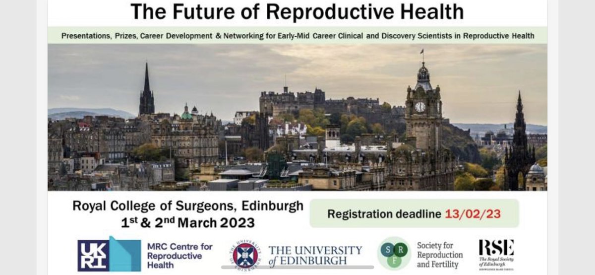 DrLucyWhitaker's tweet photo. Can’t wait to hear all the exciting work by up and coming clinical and discovery scientists in the Future of Reproductive Health #FutureRepro First up inspirational words from giants in the field with @p_saunder and Hilary Critchley @MRC_CRH @EdinUni_IRR https://t.co/DvpV6cxH9D