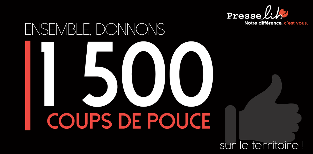 PresseLib's tweet photo. 1500 Coups de pouce, à donner ensemble ! 👍

PresseLib’ mobilise de nombreux partenaires pour valoriser et encourager les acteurs d’ici, afin de les aider à réussir mieux et plus vite ! 💫
@CCIBayonnePB - @CCIPauBearn - @CCI40 -  @euralisgroupe 

👉https://t.co/poFDMTFdCn https://t.co/3ZlZYu1PpP