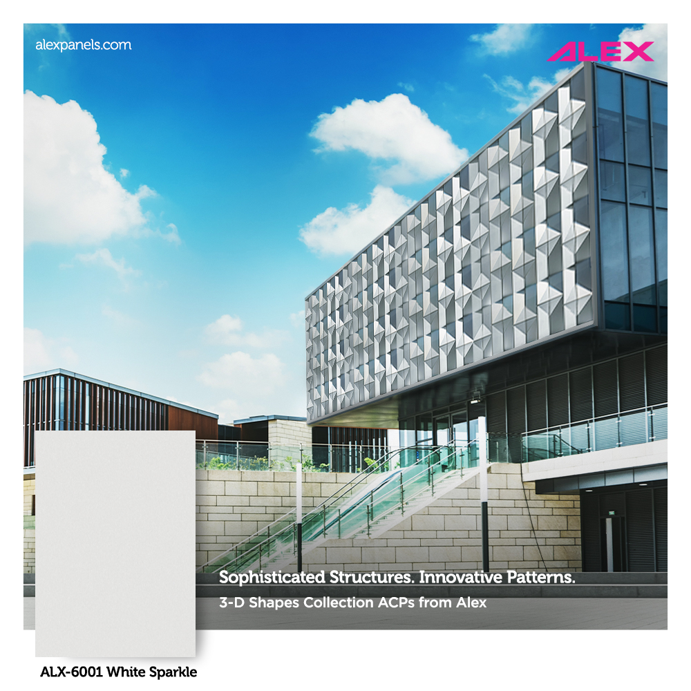 alexpanelsacp's tweet photo. Experience the thrill of 3D aesthetics with lightweight and easy-to-install 3D Shapes ACP collection from Alex.
contact: +91 9311391196
Visit: https://t.co/TCwbmMDz1h
#alexpanel #acp #3dshapes #whitesparkle #fireretardant #weatherresistant #fadeproof #facades #architecture https://t.co/WG2wRCh7ks