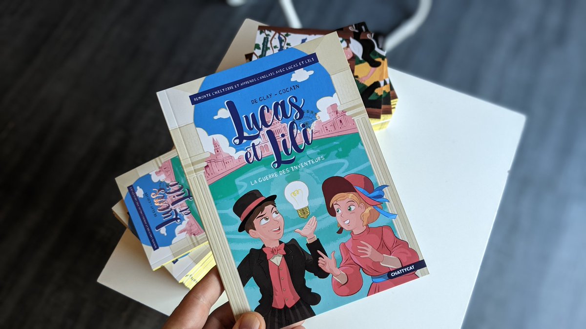 AnthonyCocain's tweet photo. Dernier travail d'illustration en date. Lucas et Lili, deux aventures dispos en librairies chez @Chattycatbooks 😊 #illustration #histoire #jeunesse https://t.co/vzHr5AqER6
