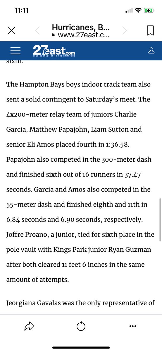 PapajohnMatthew's tweet photo. Last meet of the indoor season. Long Island Elite meet @27east #hbstrong #lielitemeet #justintimeracing #sectionxi #classof2024 #sprinter https://t.co/hRX1ztjt9N