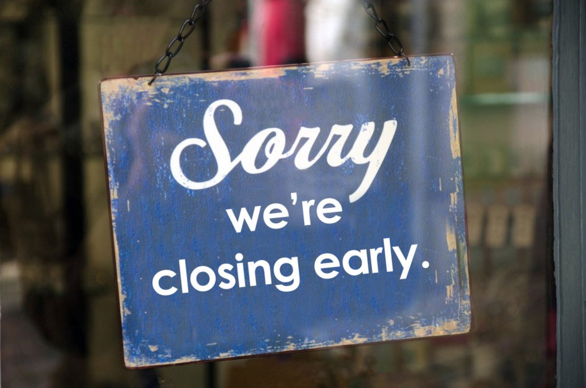 Tomorrow Thursday 2nd March the Greenhouse Pantry is closing EARLY at 1:30pm (instead of 3pm) this is due to a staff training session. 

We will be open as normal on Friday morning from 9:30am-11:30am. 

Spread the word to any members you know :)
