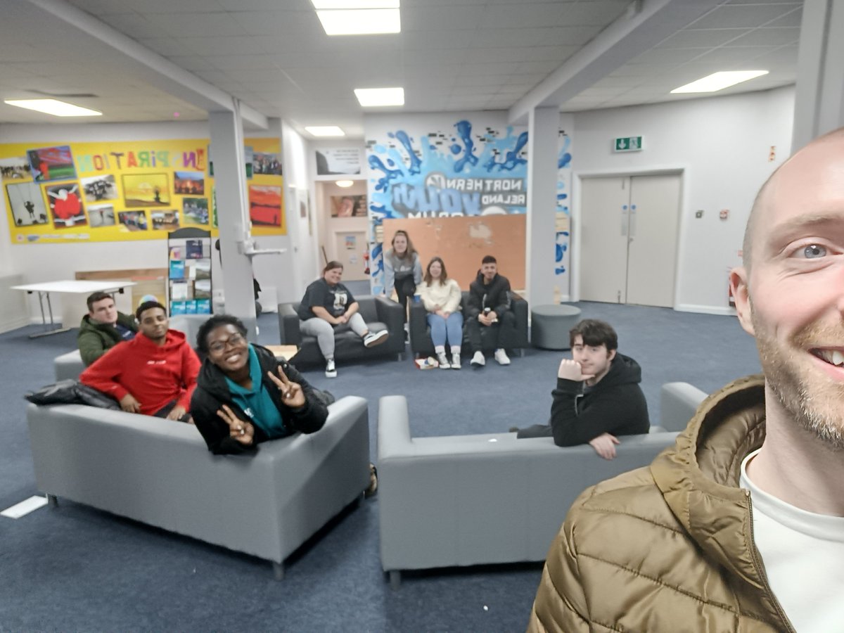 Out and about with the <a href="/NIYF/">NI Youth Forum</a> this week! Our trainer, <a href="/AidanKearney3/">Aidan Kearney</a>, is delivering sessions on how the Housing Community Network works, as well as #volunteering.

We’re looking forward to a couple more sessions with this brilliant group🤩