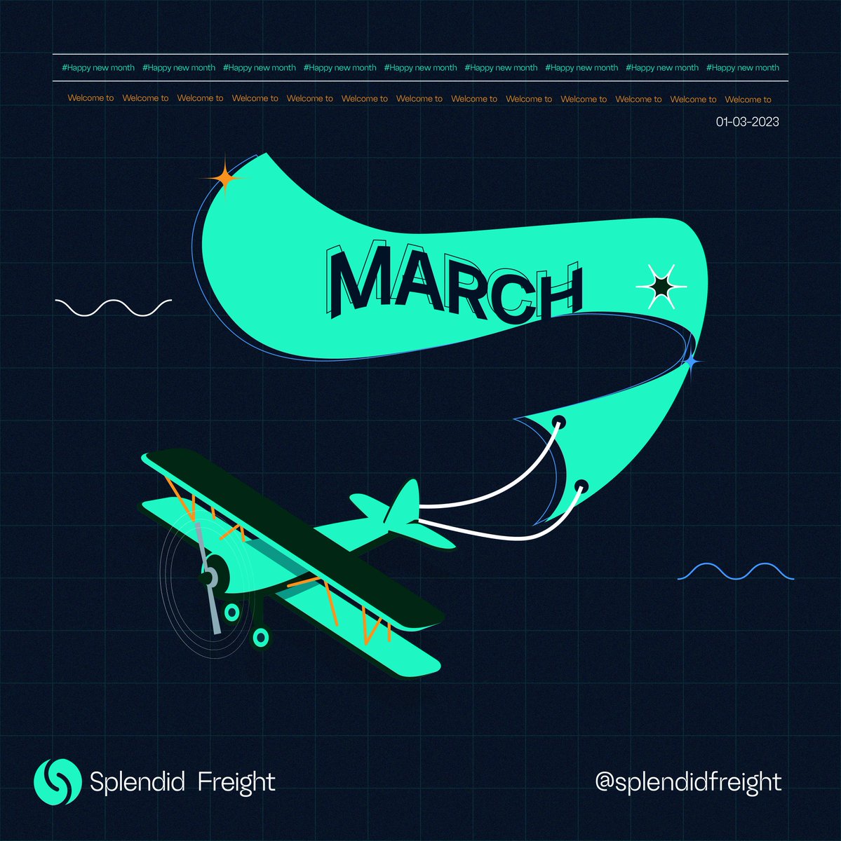 SplendidFreight's tweet photo. Itβs a new month to get closer to your goals. We hope this new month brings you clarity and all that you need.
Happy new month!
#splendidfreight #freightforwarderinnigeria #freightforwardingbusiness #March #freightforwarder #atmsolutions #atmsolutionsinnigeria https://t.co/NEz77xEDA7
