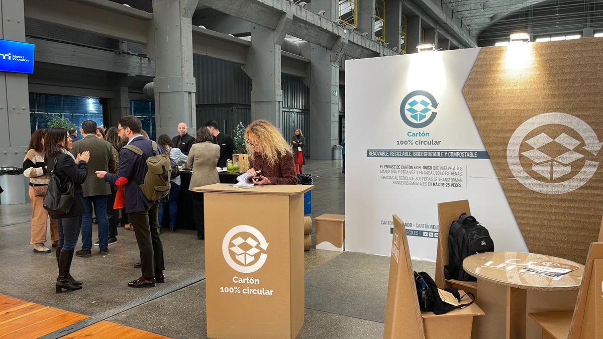 Durante el 5º Congreso de Desarrollo Sostenible de @AECOC_ES y @esFIAB puedes conocer los beneficios del #cartón de la mano de @AFCOes  y @GrupoUniq, un material 100% circular ♻️📦

#ConDesarrolloSostenible