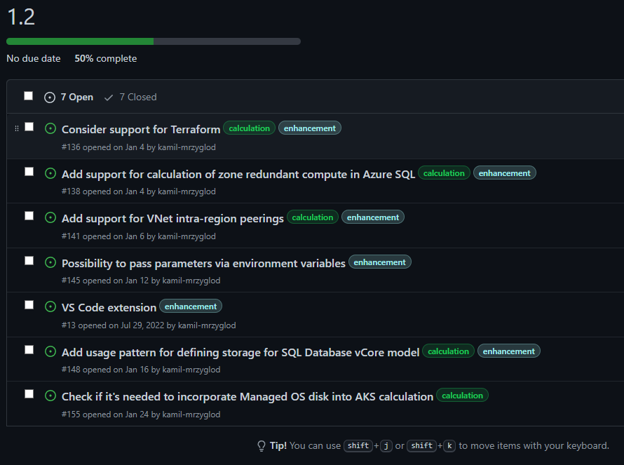 A couple more to go, and <a href="/aceazurecost/">Azure Cost Estimator</a> 1.2 will be ready!