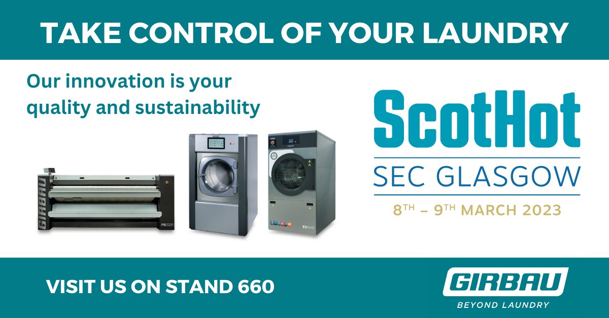 Visit us on Stand 660 at @ScotHot2023 next week to discover the latest on-premise laundry innovation, energy saving equipment and servicing support for the Scottish hospitality industry. scothot.co.uk