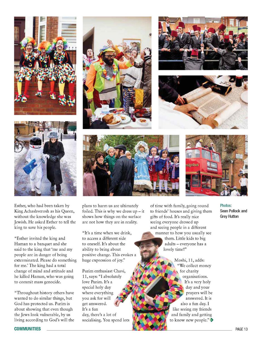 PinterTrust's tweet photo. In this month’s edition, @hackneycouncil  residents’ newsletter shines a spotlight on the #Charedi community and how it will be celebrating #Purim 🥂 . It’s a very useful explanation of this wonderful festival and we look forward to sharing our celebrations with everyone 🥳🎊🎉 ! https://t.co/Tq0ucRNtUG