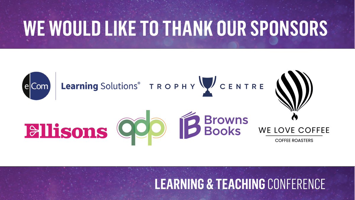 Thank you to all our sponsors for kindly sponsoring our Learning and Teaching Conference - Transforming Tertiary Education on Tuesday 7 March.

There are still places left if you would like to attend the conference >> bit.ly/3F8SBZR

<a href="/qdpservices/">qdpservices</a>