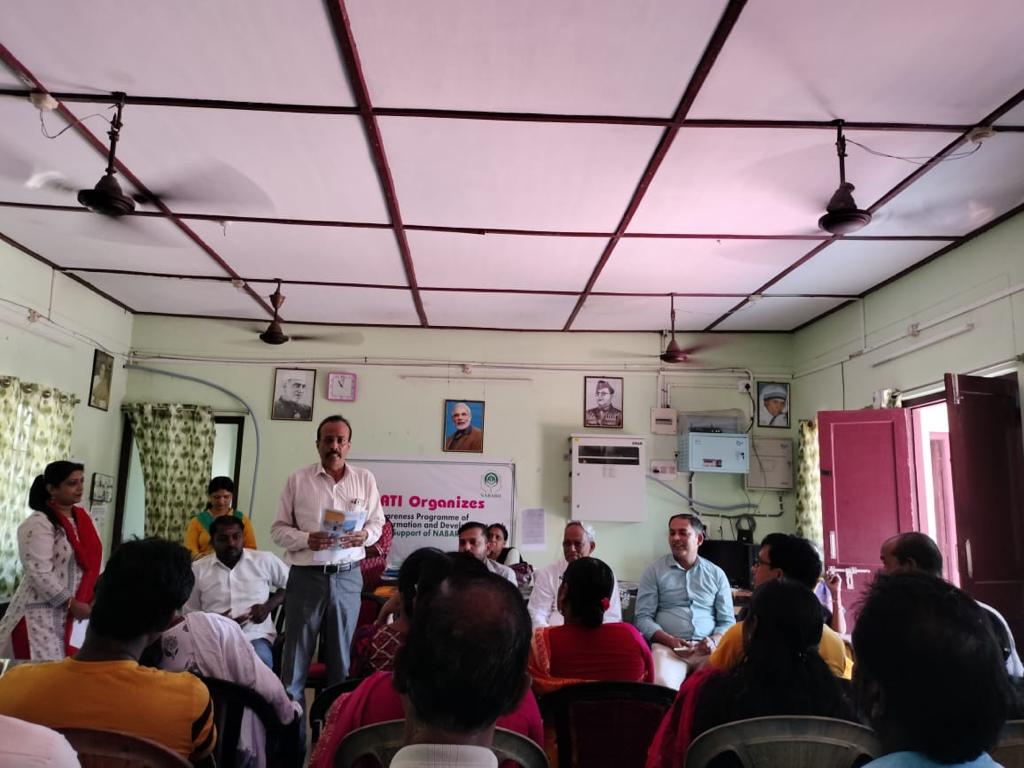DeptofFishANI's tweet photo. Director(Fy.)  attended an awareness progm of #Unnathi with the support of  #NABARDOnline and motivated gathering of Fishers &amp; General Public  for availing benefits under #PMMSY and #UTplan for entrepreneurship in fisheries sector at Humphrygunj GP.
@Andaman_Admin 
@MediaRN_ANI https://t.co/br7sJmwBr1