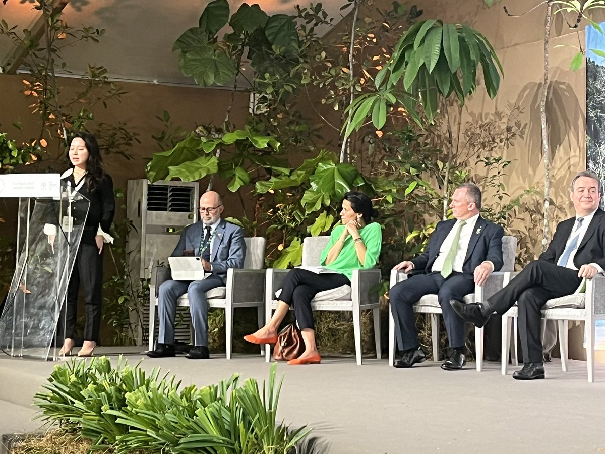 Margaret Kim CEO <a href="/goldstandard/">Gold Standard</a> highlighted importance of creating an enabling environment for private sector “we won’t scale until we get right balance of supply and demand” #OneForestSummit